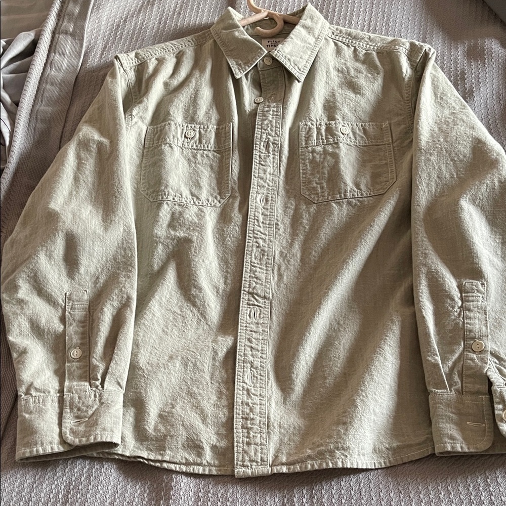 Flint and Tinder chambray utility shirt